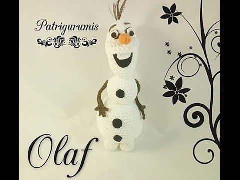 DIY Olaf amigurumi en ganchillo - crochet