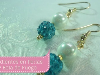 Manualidades: PENDIENTES con perlas fácil. Bisutería DIY ♥ Sor Amparo Arredondo R.