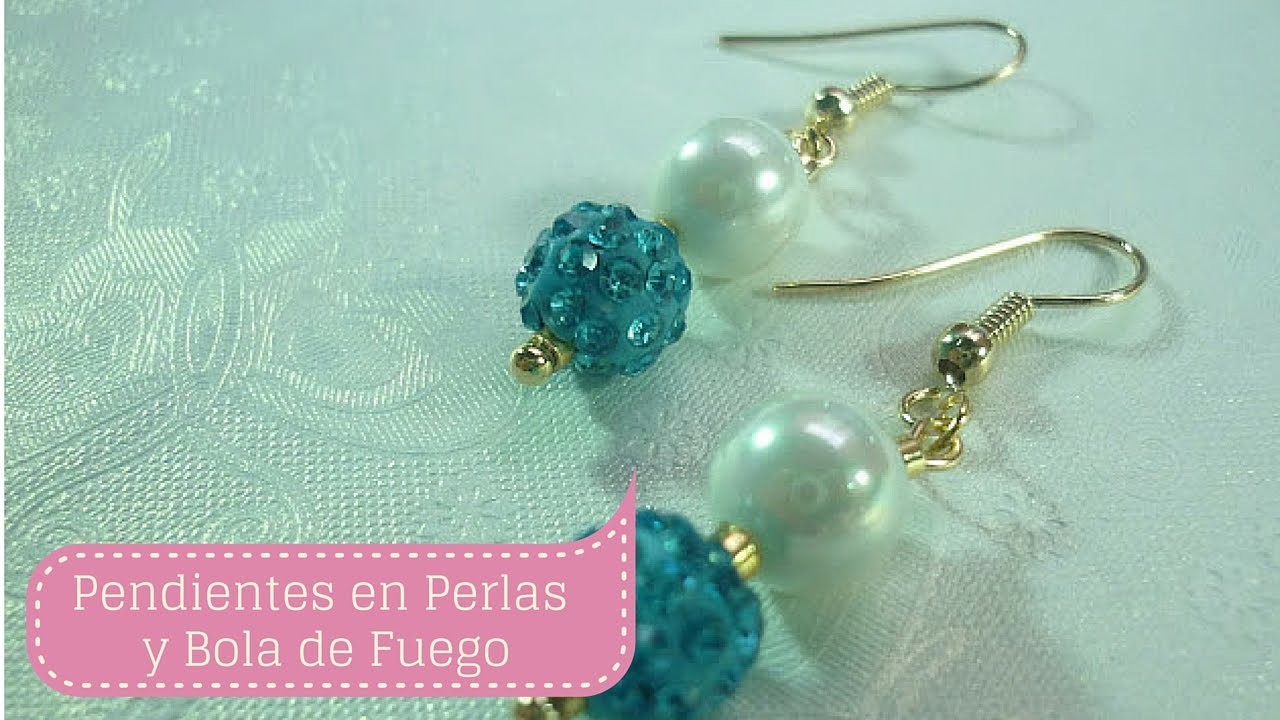 Manualidades: PENDIENTES con perlas fácil. Bisutería DIY ♥ Sor Amparo Arredondo R.