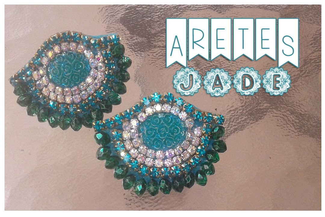 Aretes Jade - Bisuteria con Kath Craft-
