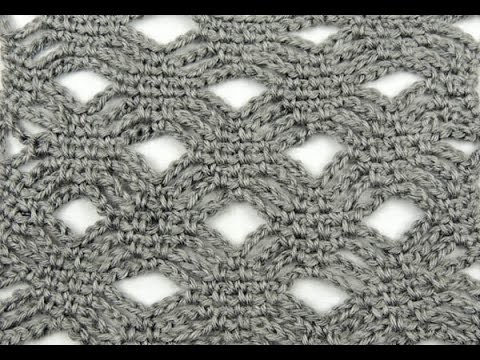 Crochet: Punto Diamantes # 2