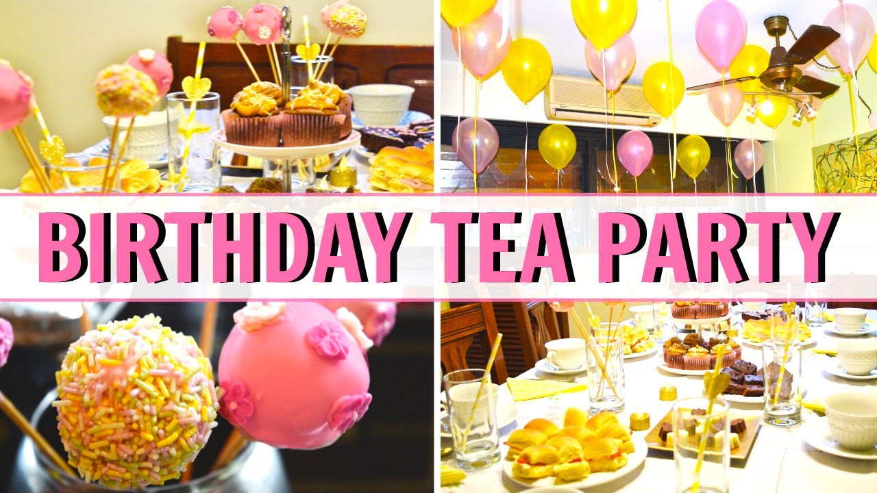 ORGANIZA TU CUMPLEAÑOS - Birthday Tea Party DIY!! Stepht