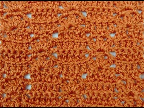 Crochet: Punto Combinado en Relieve # 11