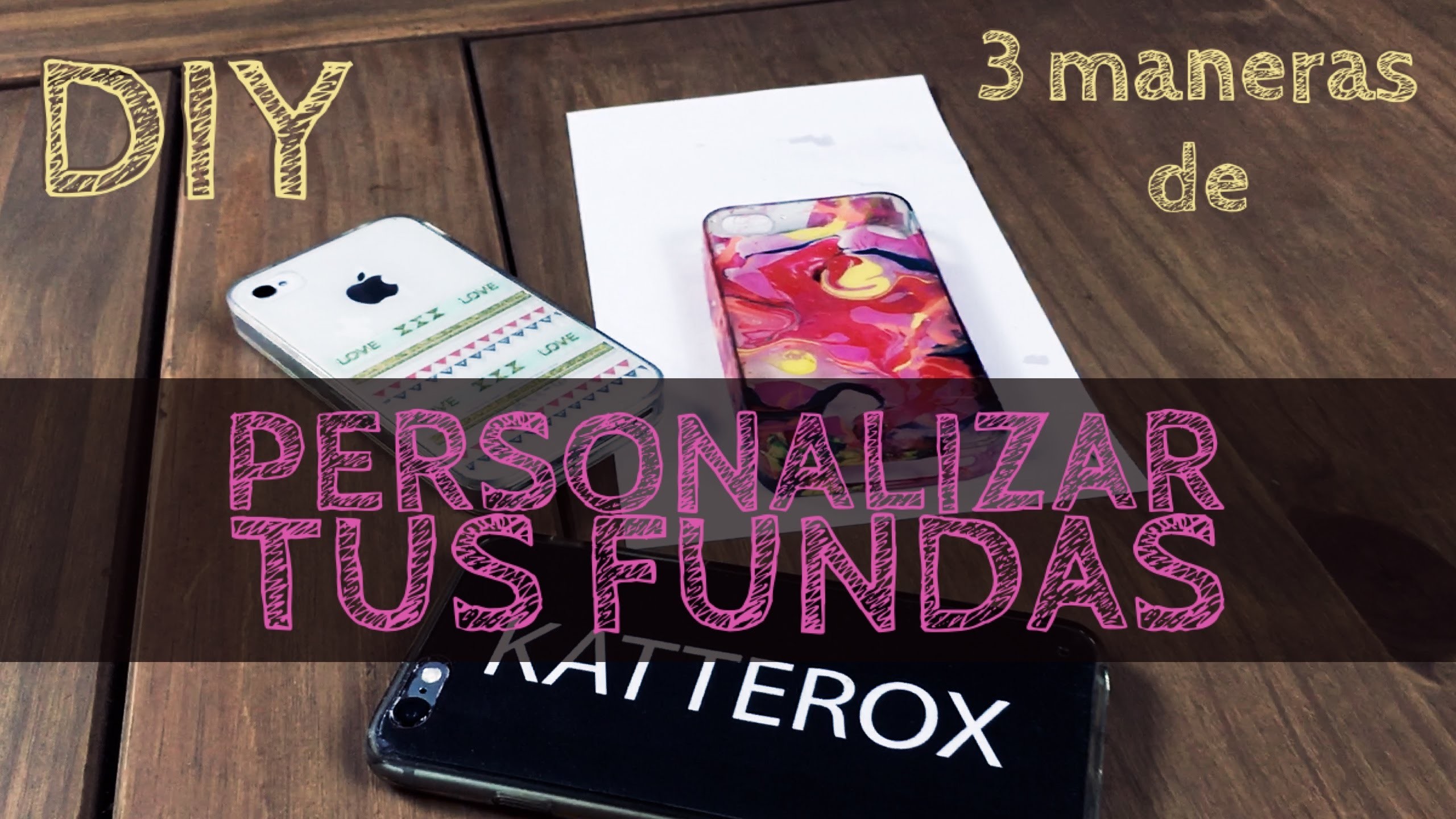 DIY | Personalizar fundas de móviles | KTX98