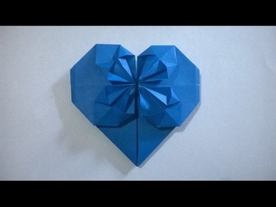 How to make a paper heart - ORIGAMI: COMO HACER UN CORAZON 3D DE PAPEL (Arte Origami)
