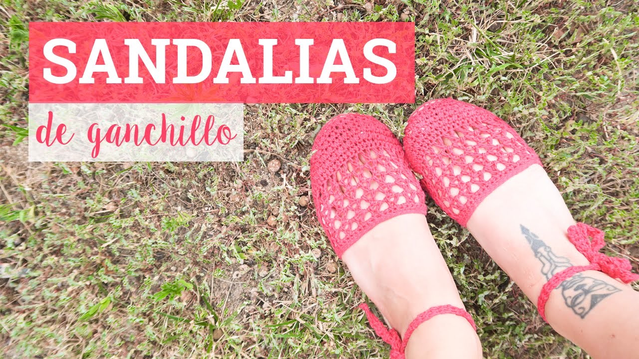 Sandalias de ganchillo fáciles | Crochet sandals