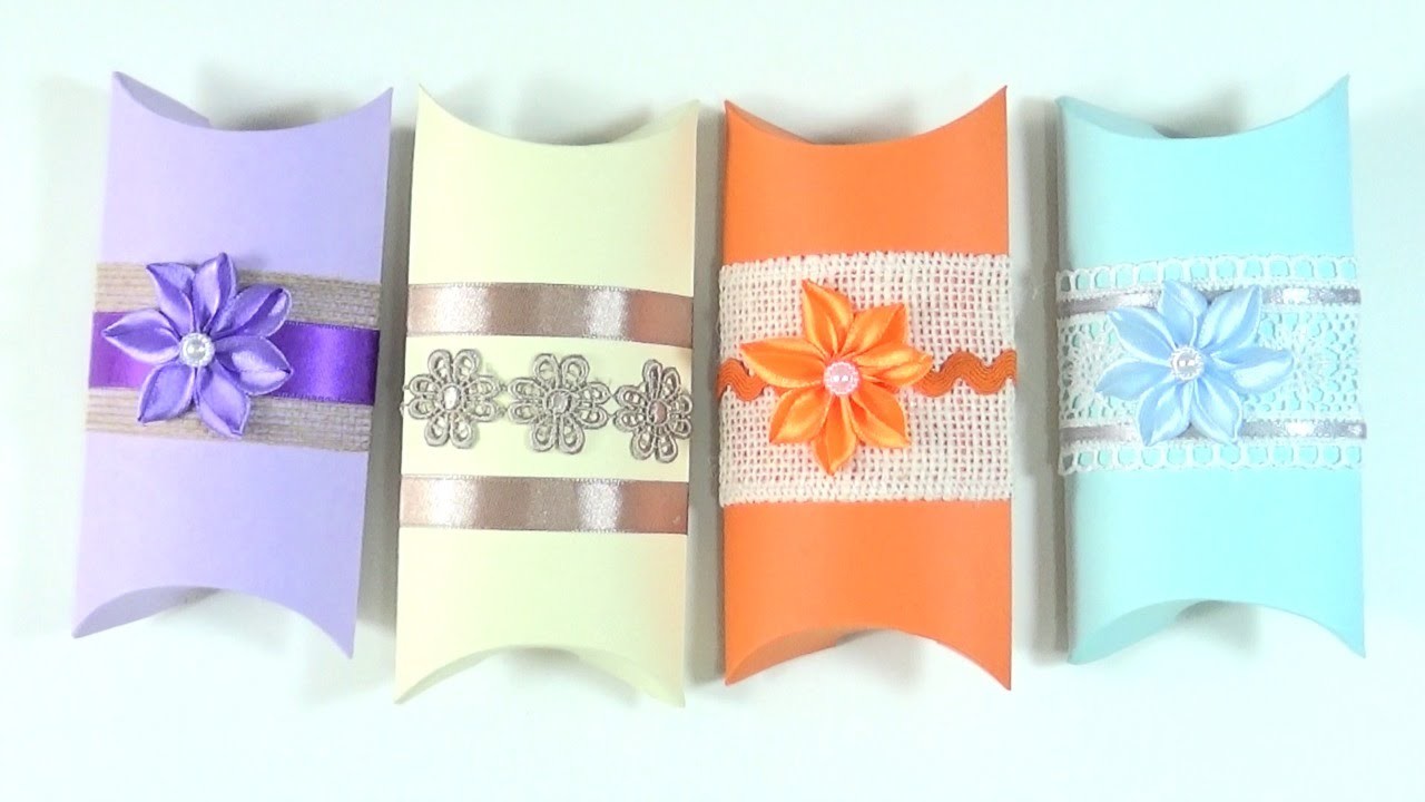 TUTORIAL: Cómo hacer cajas de regalo | How to make a Pillow Box