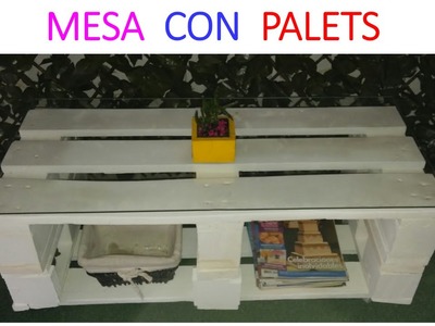 DIY: MESA DE CENTRO CON PALETS. DIY PALLET COFEE TABLE