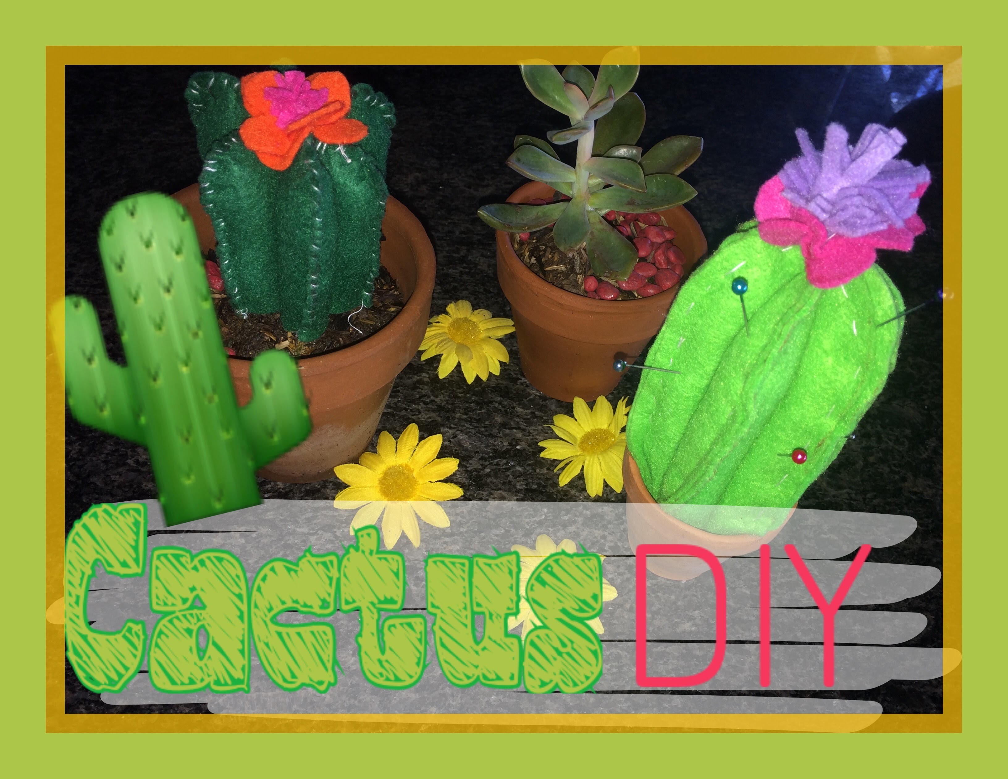 HAZ LOS CACTUS MAS LINDOS DEL MUNDO!DIY Best cactus ever