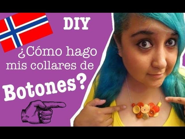 ¿Cómo hago mis collares de botones? - DIY Koselig - Mexicana en Noruega ♥ Vlog 39 [Pame Koselig]