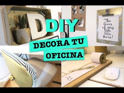 DIY | DECORAR TU OFICINA | SILLA RENOVADA | OFFICE DECOR ♡ STEFFIDO