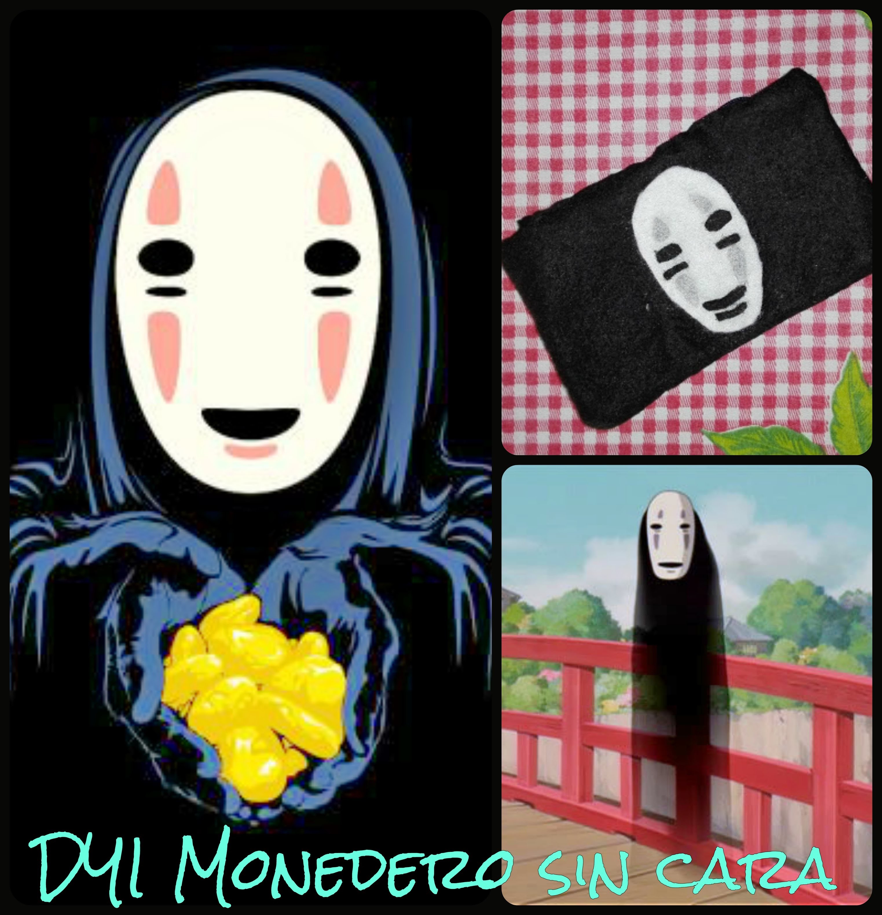 DIY Monedero de fieltro Sin Cara