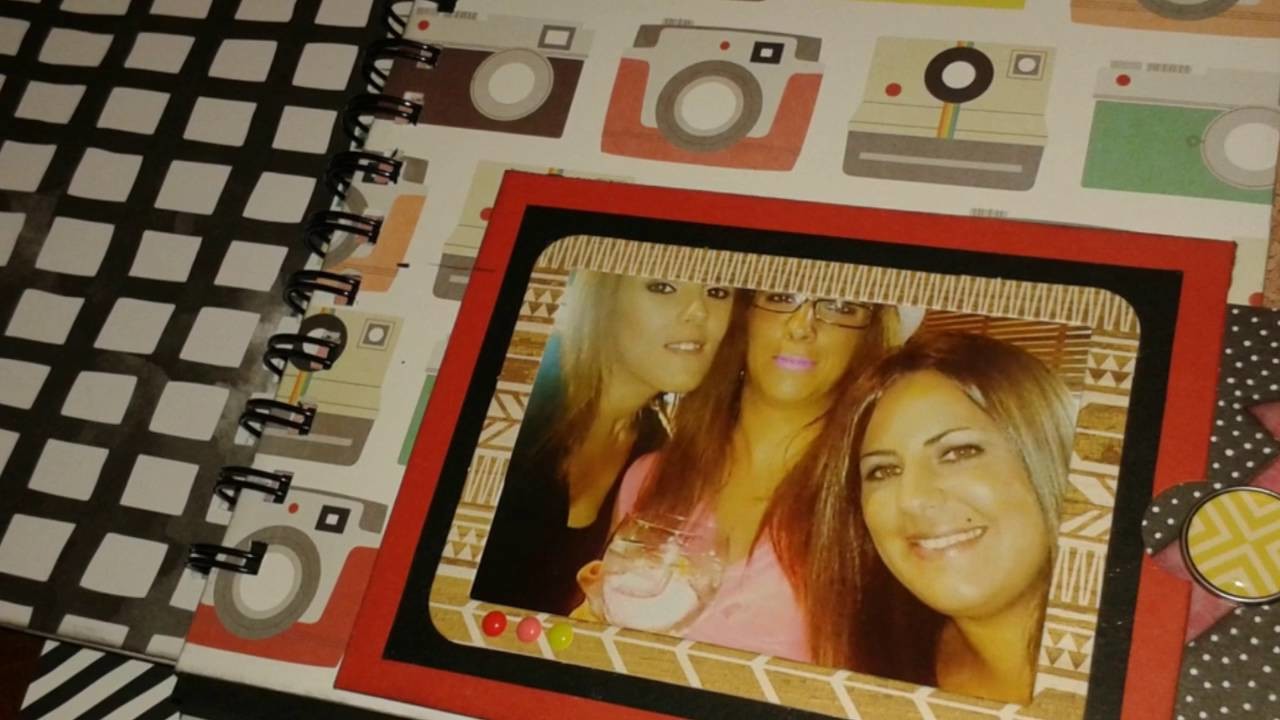 Album de fotos con anillas  scrapbook