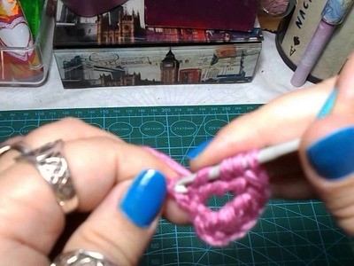 CROCHET-TRIPLE PUNTO ALTO O TRIPLE VARETA. CROCHET-HIGH TRIPLE POINT OR TRIPLE POINT VARETA