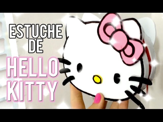 Estuche de Hello Kitty | Manualidades con goma eva | ハローキティバッグ手作り