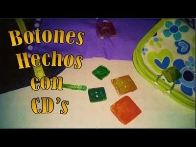 Botones y Adornos Hechos con CD's Reciclados! | Vitrofusión - Manualidades