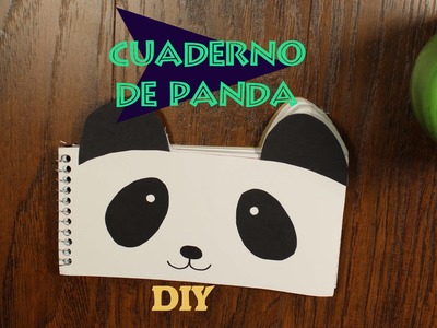 ☆cuaderno de panda ☆ DIY  (regreso a clases)