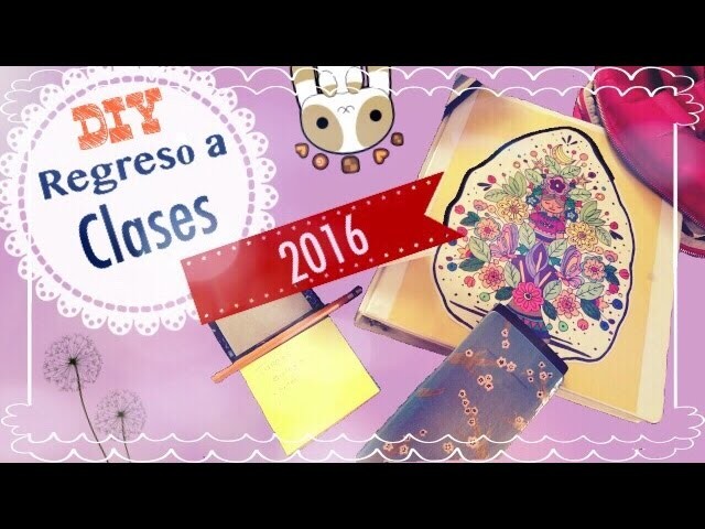DIY REGRESO A CLASES 2016  |  Orange Craft