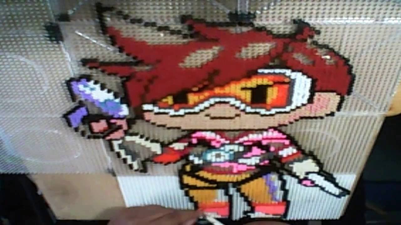 Hama bead Tracer (overwatch)