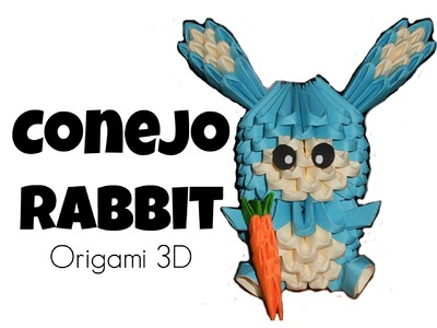 Rabbit - Conejo en origami 3D