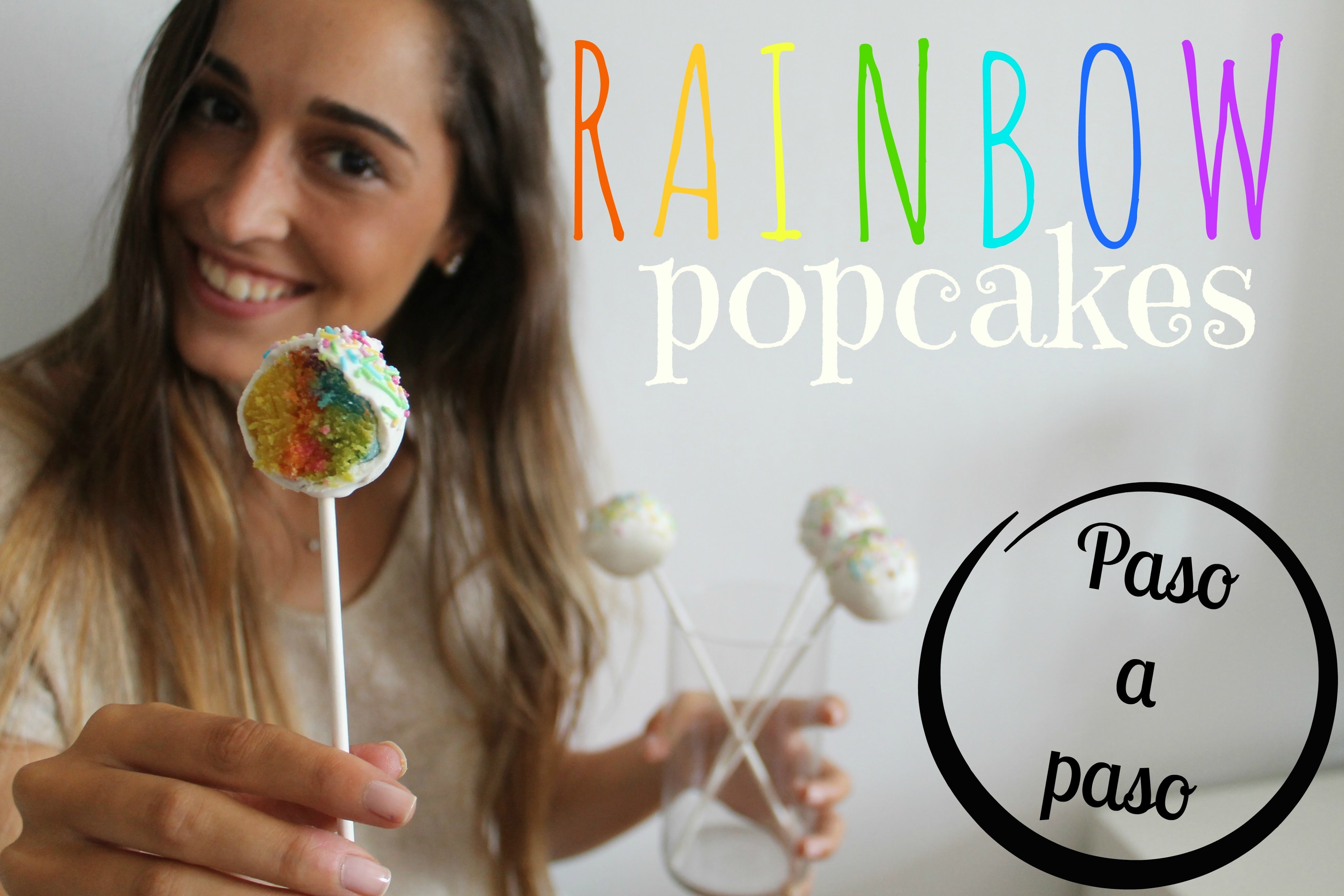 RECETA ORIGINAL | Rainbow Popcakes paso a paso