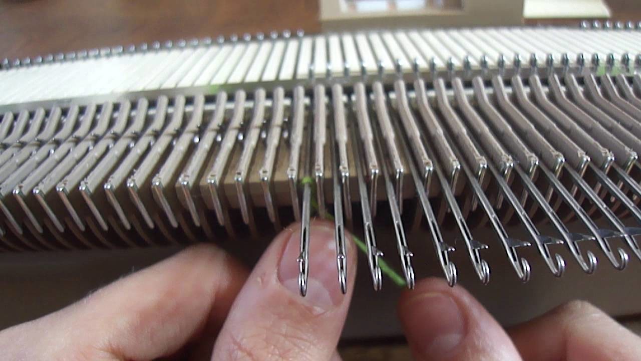 Tejido a Maquina: Enhebrado manual de agujas - para  maquinas Knittax