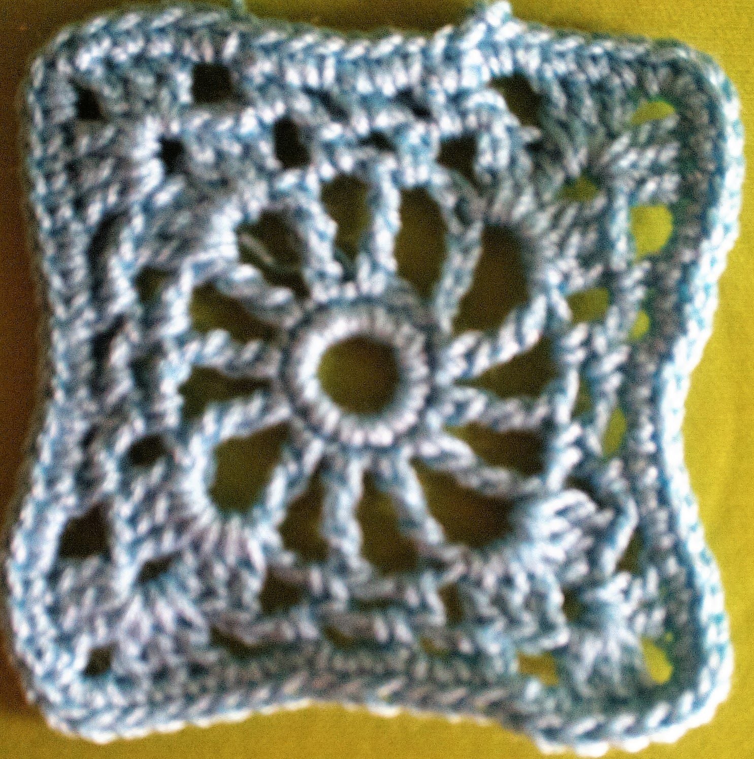 Cuadrado sol a GANCHILLO |  CROCHET SUN GRANNY SQUARE