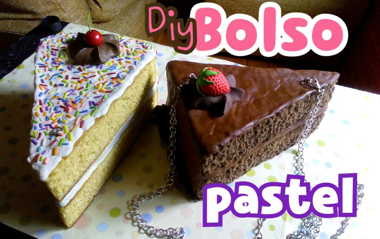 Diy Bolso o monedero pastel♻ cake bag fomi moldeable