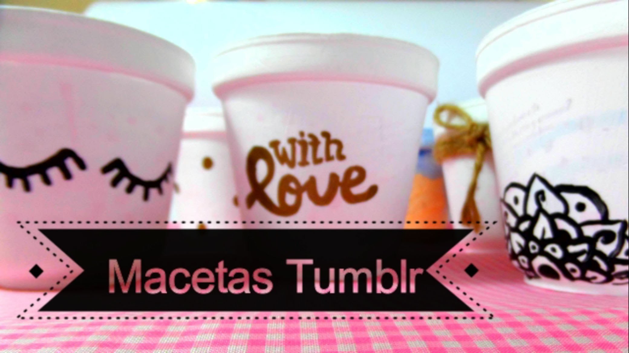 Macetas Tumblr | DIY
