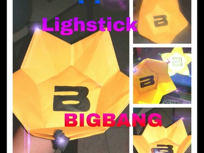 DIY- Lighstick de Bigbang- Aprende  a hacer tu propia Lighstick- Facil