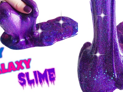Como hacer Galaxy Slime SIN BORAX DIY