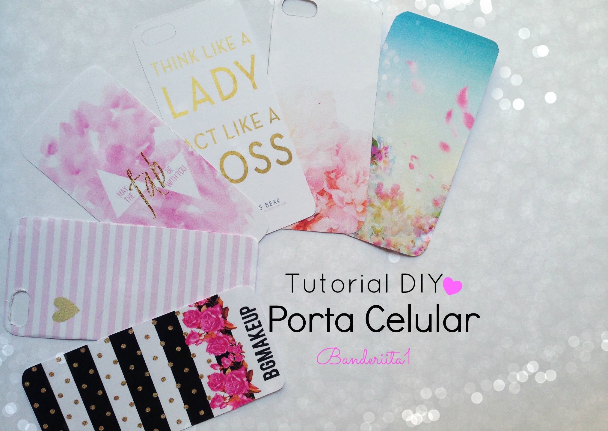 Diseña tu porta celular ♡ Tutorial DIY