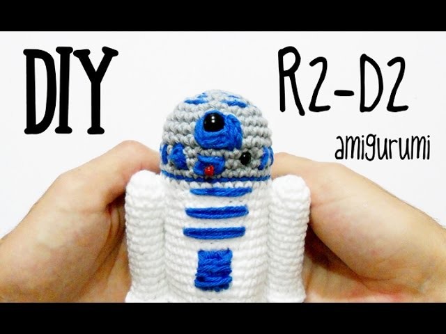 DIY R2-D2 amigurumi crochet.ganchillo (tutorial)