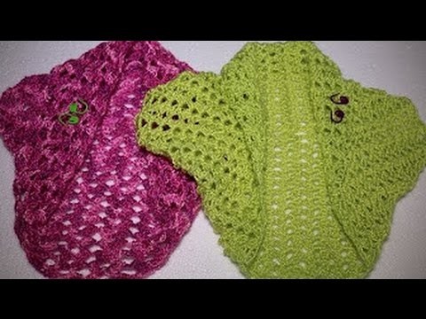Como hacer una torera o bolero en 3 pasos en crochet (EDITADO)