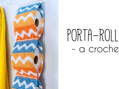 Como tejer un PORTAROLLOS para el baño a crochet | TUTORIAL PASO A PASO · Ahuyama Crochet