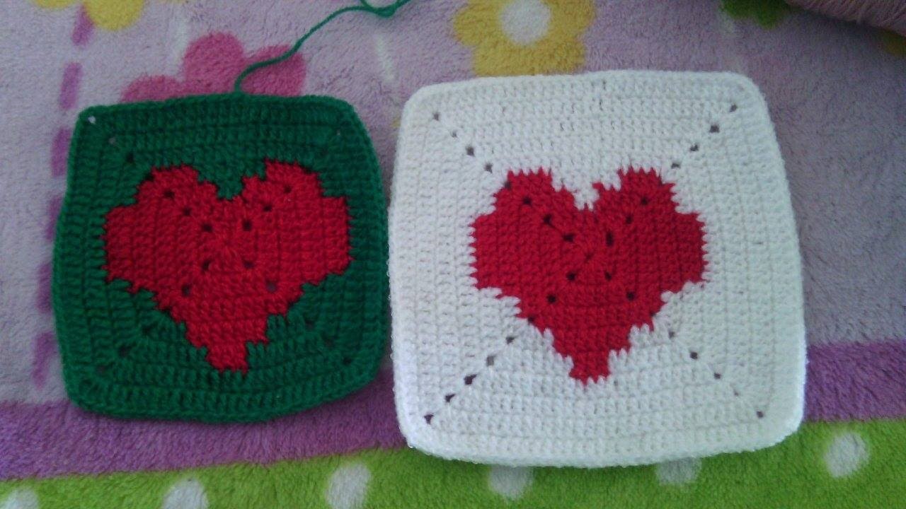 Corazón en crochet