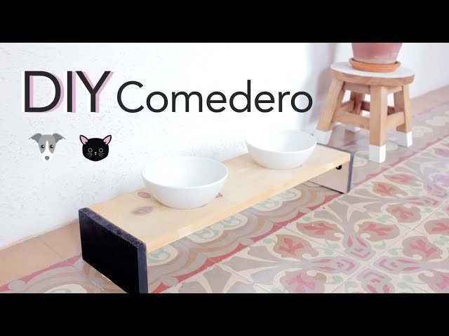 DIY Comedero. bebedero (GATO.PERRO)