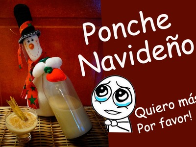 DIY - Tutorial Baileys casero - Ponche de Navidad - Ron Ponche. Rico y  MUY FÁCIL!