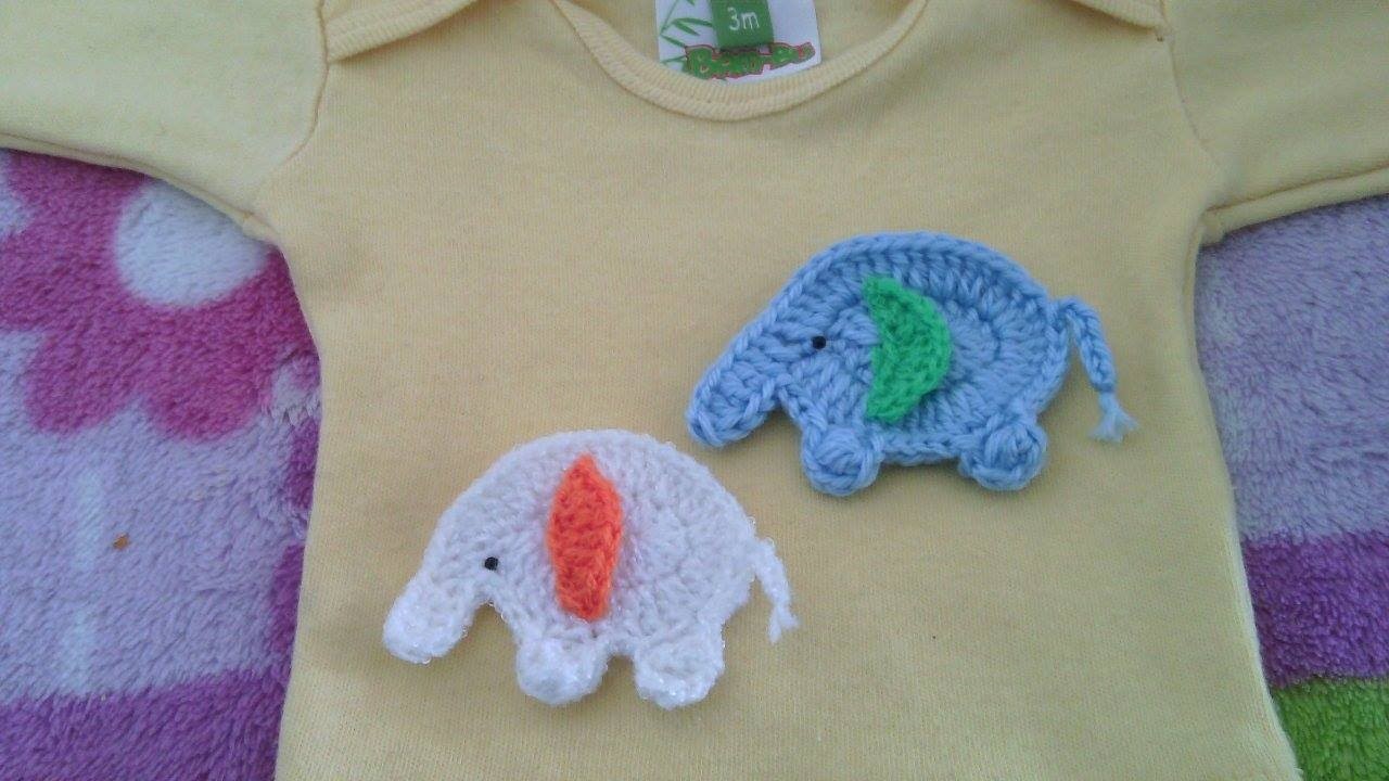 Elefantes tejidos a crochet paso a paso