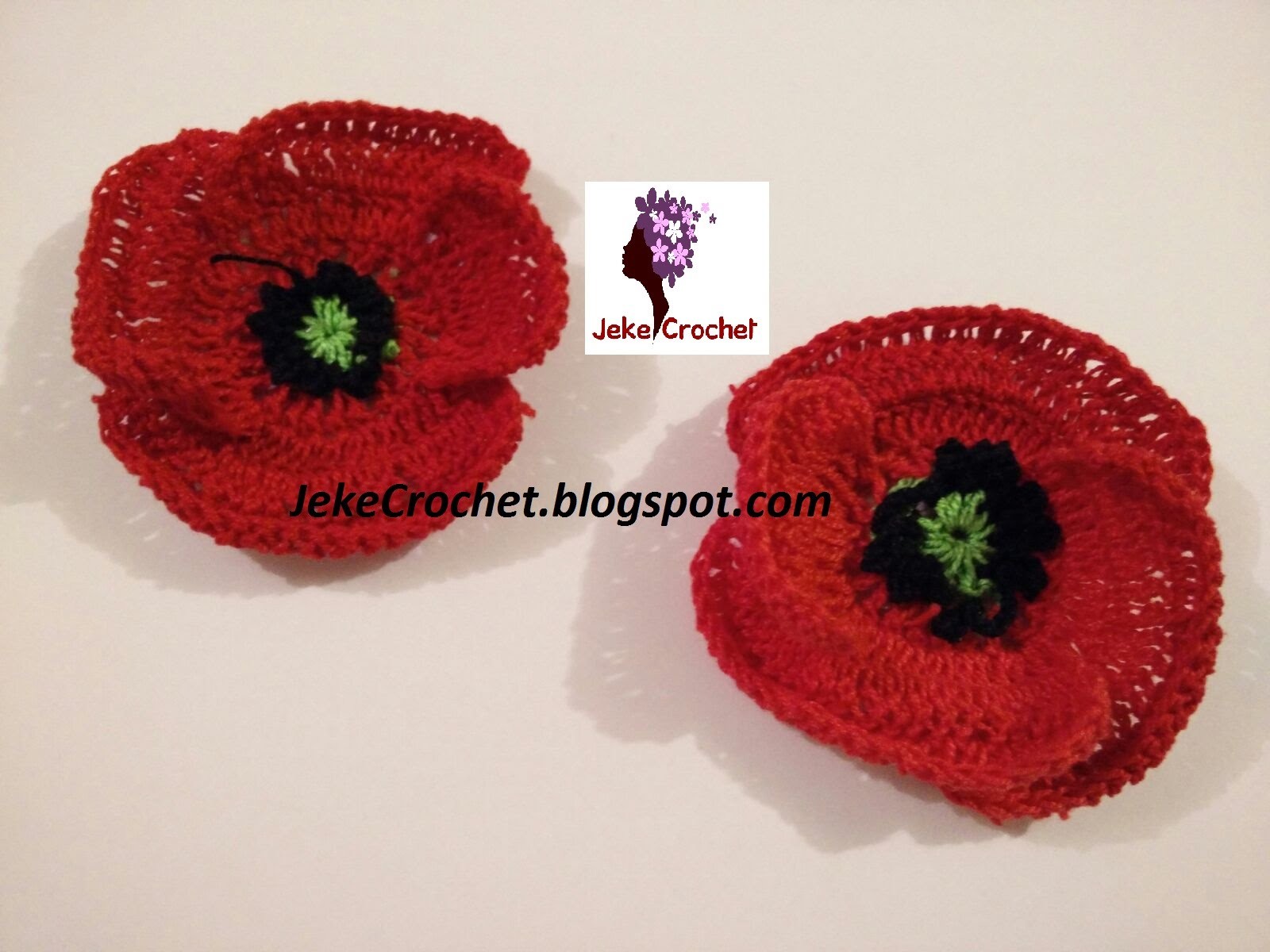 Amapola - Papavero - Poppy Flower (modelo 2) - Crochet- Ganchillo - Uncinetto. Paso a Paso