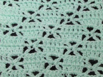 Crochet Punto fantasia #16 paso a paso