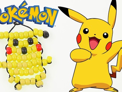 Como Hacer un Llavero de Pikachu con Beads ★ Manualidades DIY Pokemon Go Para Niños