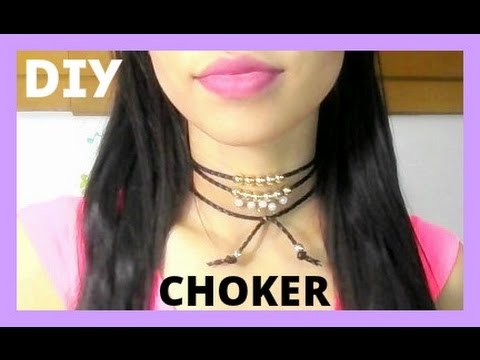 DIY Choker paso a paso | ♥L.C.M ♥