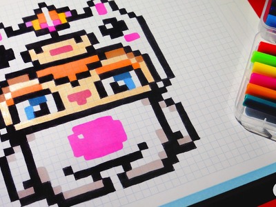 Handmade Pixel Art - Unicorn Boy - How To Draw Kawaii by Garbi KW #pixelart