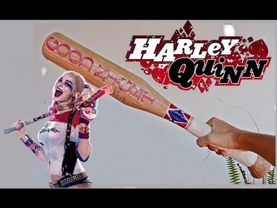 BATE casero Harley Quinn, DIY BAT Suicide Squad, DISFRAZ HALLOWEEN - BeagleArts ♥