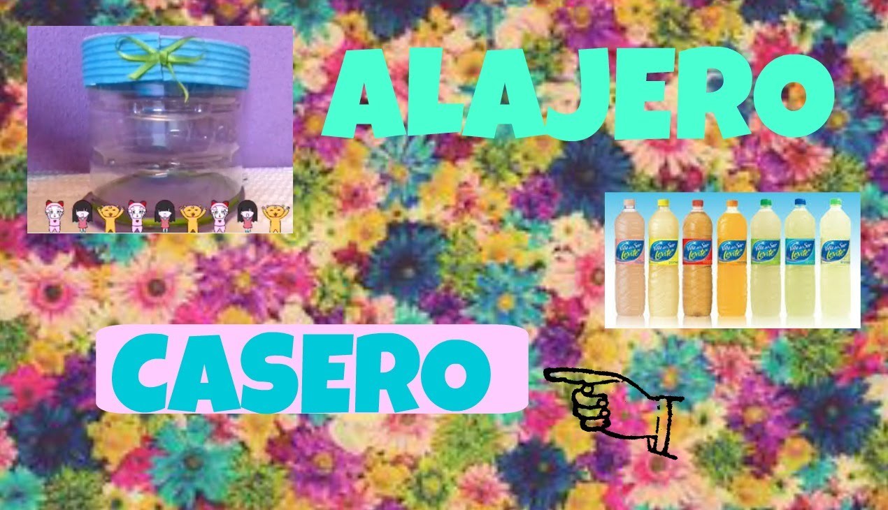 DIY ❤COMO HACER UN ALAJERO CON UNA BOTELLA❤