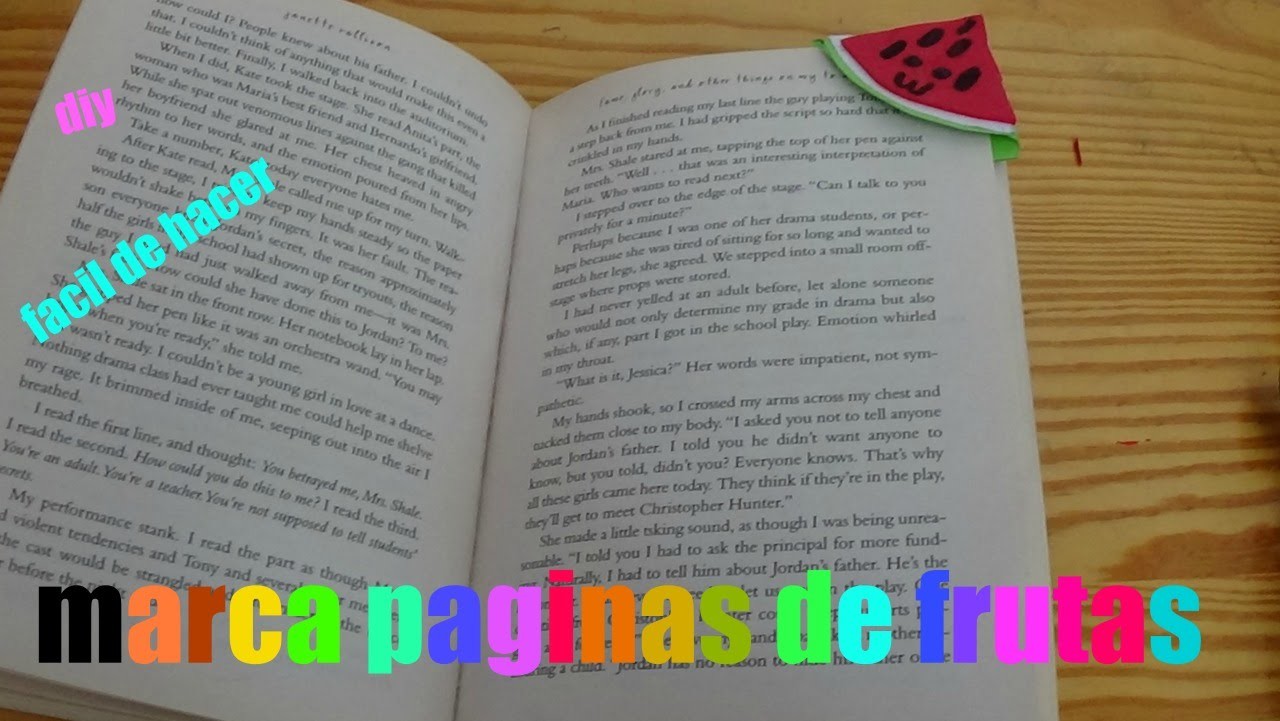 Diy marcador de paginas