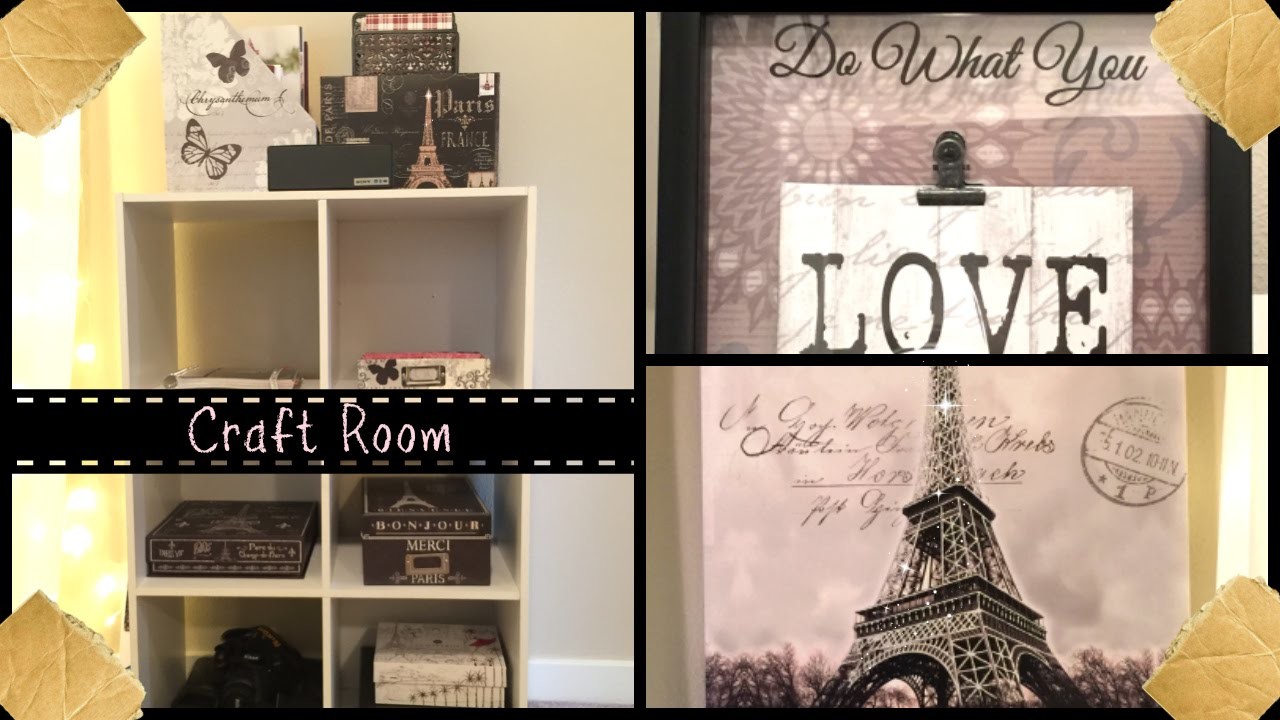 Tour de mi cuarto de  tarjetas y manualidades