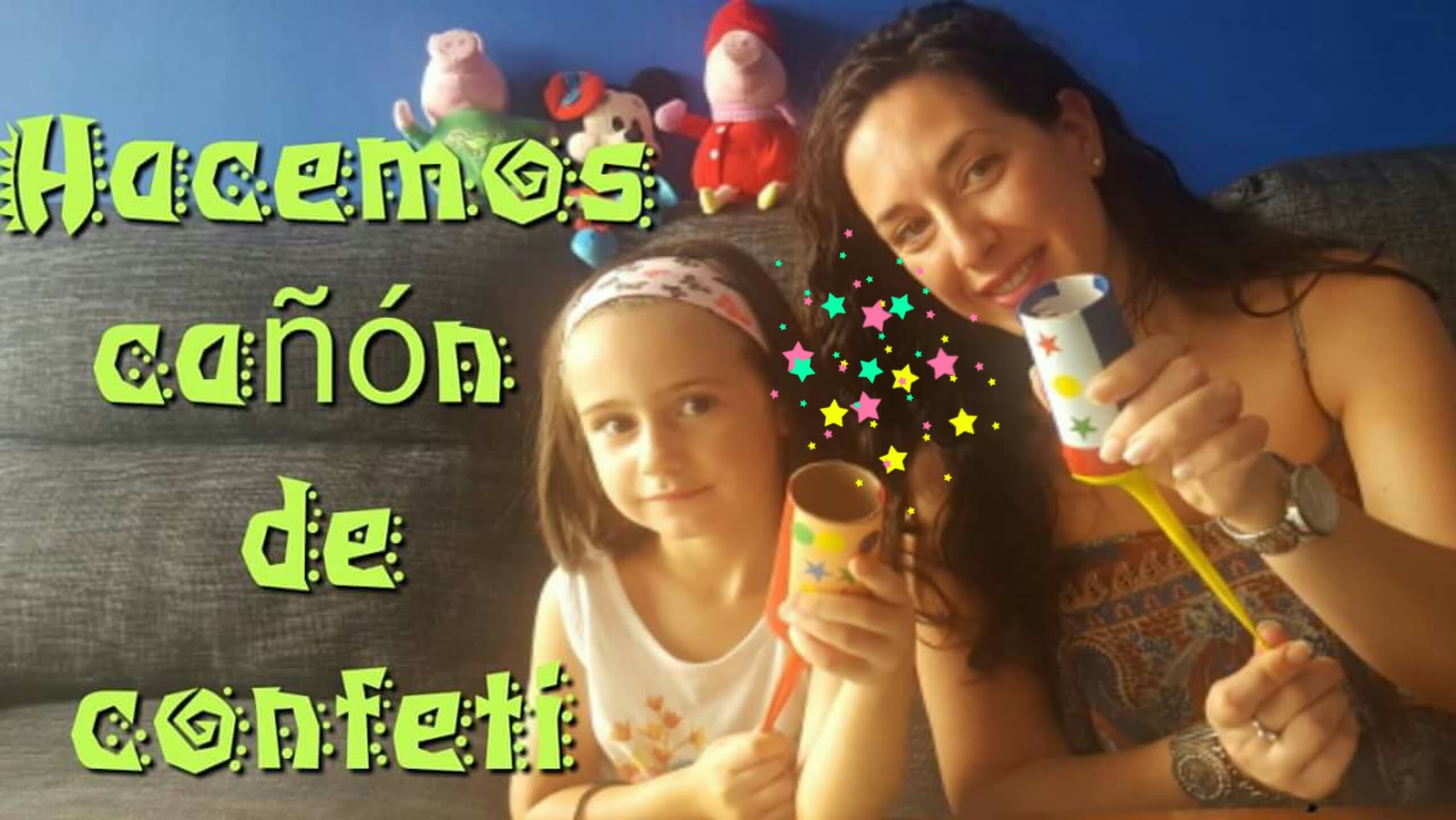 Como hacer cañón de confeti DIY  Manualidades en  Los juguetes de Ariadna