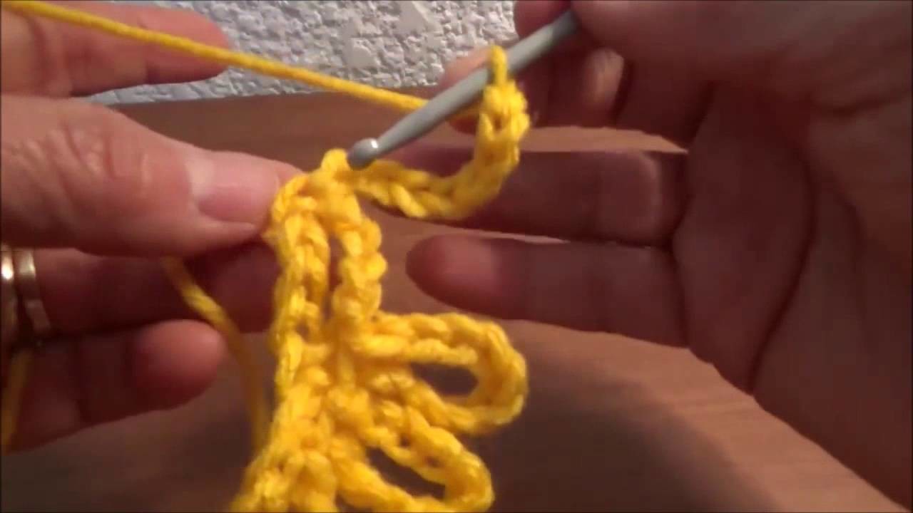 Copia de Puntada fàcil a crochet, solamente dos vueltas. 
